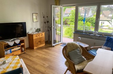 Dieses Foto zeigt das Wohnzimmer der Ferienwohnung Ahrperle