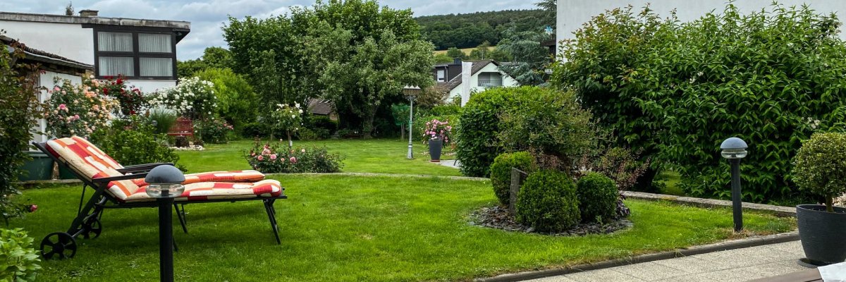 Dieses Foto zeigt den Garten der Ferienwohnung Angela Funk