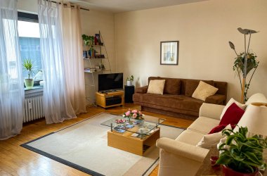 Wohnzimmer Ferienwohnung Angela Funk Dieses Foto zeigt das Wohnzimmer der Ferienunterkunft Angela Funk
