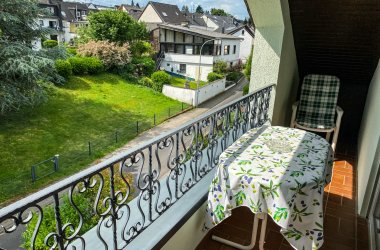 Balkon Ferienwohnung Hoffmann Das Foto zeigt den Balkon der Ferienwohnung Hoffmann