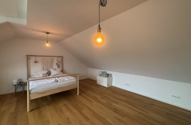 Auf diesem Foto sehen Sie das Schlafzimmer der Ferienwohnung La Petite Provence