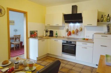 Dieses Foto zeigt die Küche der Ferienwohnung Mühlenberg-Ahrtal