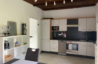 Dieses Foto zeigt die Küche der Ferienwohnung Natur genießen