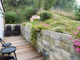 Dieses Foto zeigt die Terrasse der Ferienwohnung Natur genießen