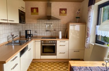 Küche Ferienwohnung Rosenzauber Dieses Foto zeigt die Küche der Ferienwohnung Rosenzauber