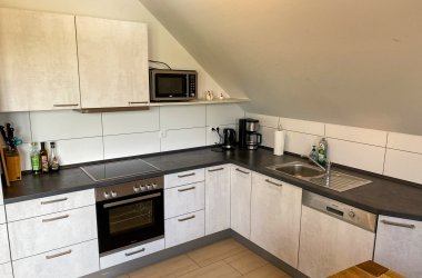 Küche Ferienwohnung WIlhelmshof Dieses Foto zeigt die Küche der Ferienwohnung Wilhelmshof