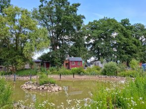 Dieses Foto zeigt das Gelände des Schwanenteichs