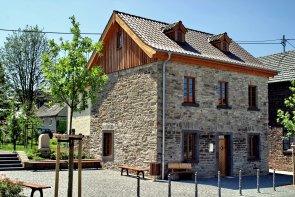 Dieses Foto zeigt das alte Backeshaus in Westum