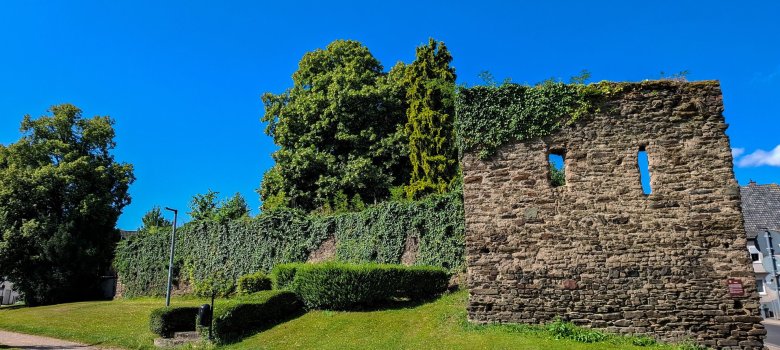Dieses Foto zeigt einen Teil der alten Stadtmauer in Sinzig