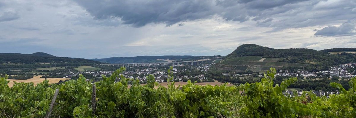 Aussicht vom Panoramaweg Dieses Foto zeigt die Aussicht vom Panoramaweg Bad Bodendorf