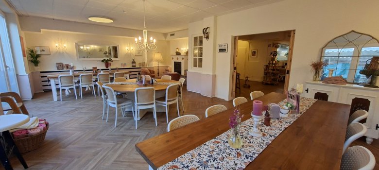 Auf diesem Bild sieht man den Wintergarten der Pâtisserie CannellePâtisserie Cannelle